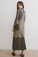 Jovi Cargo Overall Dress - Final Sale