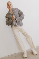 Kadee Quilted Jacket In Black