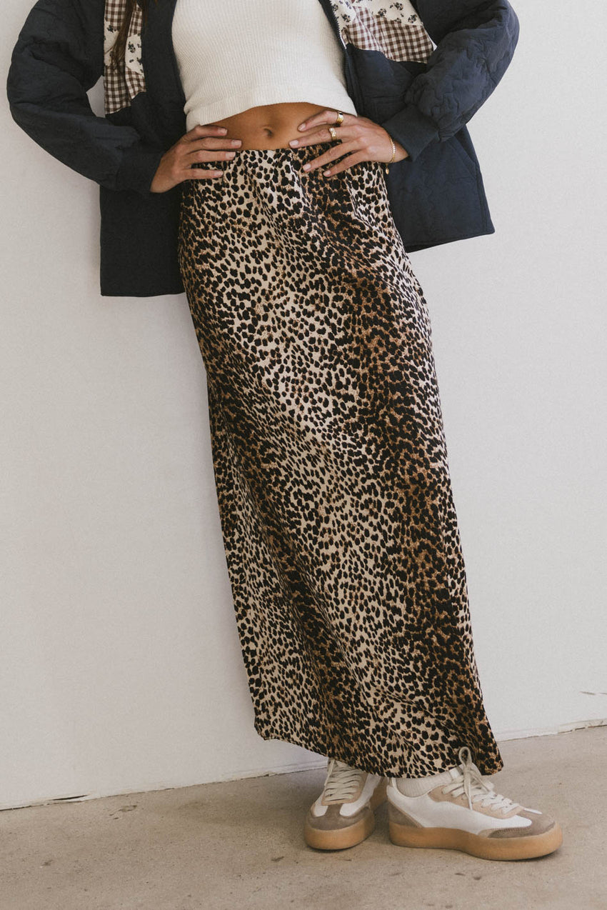 Marlo Leopard Skirt - FINAL SALE