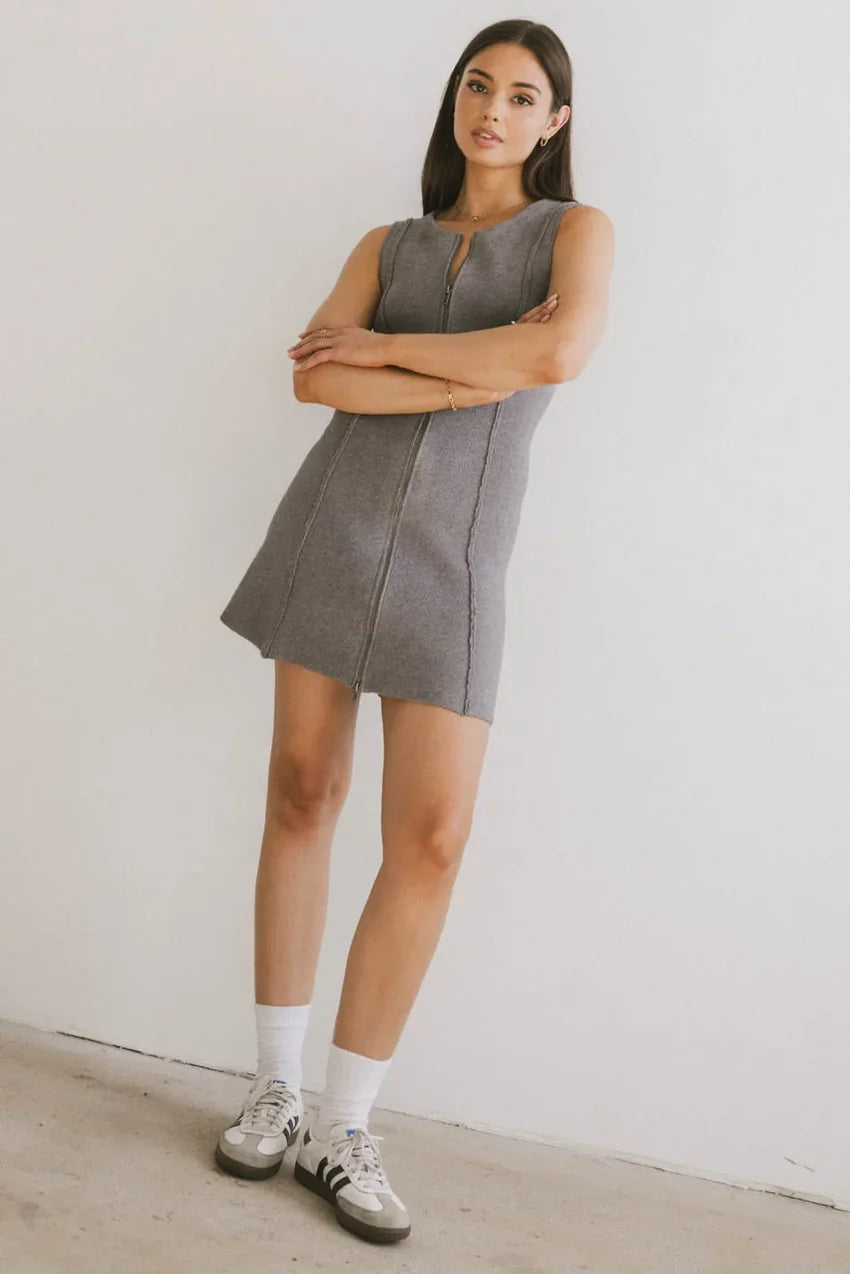 Vela Zip Up Mini Dress - FINAL SALE