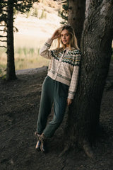 Kestrel Knit Overall In Moss - Final Sale