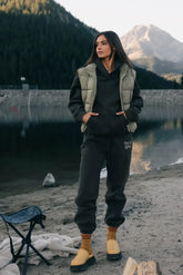 Out of Office Sweatpants in Charcoal - FINAL SALE