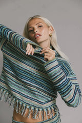 Amelia Striped Knit Sweater - Final Sale