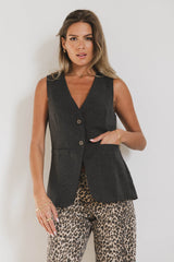 Yara Tweed Vest - Final Sale