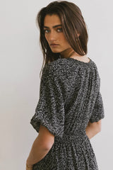 Allorah Ditsy Floral Midi Dress - Final Sale