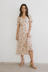 Ainsley Floral Midi Dress - Final Sale