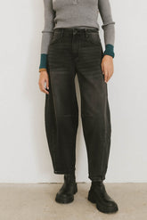 Lex Barrel Jeans in Black - FINAL SALE