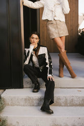 Leda Vegan Leather Jacket - FINAL SALE