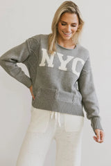 NYC Cable Knit Sweater - FINAL SALE