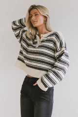 Kamryn Striped Knit Top - Final Sale