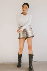 Kendra Basic Top In Ivory - Final Sale