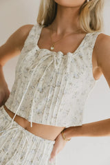 Jenna Floral Corset Top - FINAL SALE