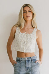 Jenna Floral Corset Top - Final Sale
