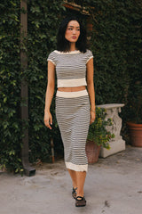 Smith Knit Striped Sweater - Final Sale