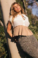 Lainey Contrast Top - FINAL SALE