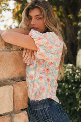 Neiko Floral Top - Final Sale