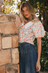 Neiko Floral Top - Final Sale
