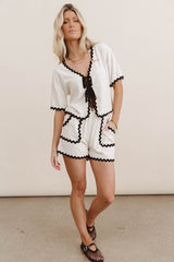 Bailey Ric Rac Shorts - Final Sale