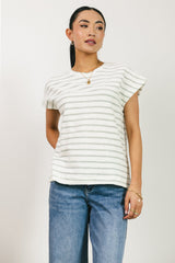 Kaycie Muscle Tee in Grey - FINAL SALE
