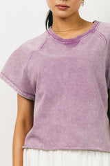 Sierra Cap Sleeve Top In Mauve - Final Sale