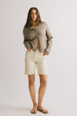 Maci Cardigan In Mocha - Final Sale
