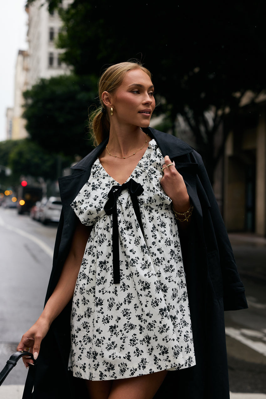 Margot Floral Babydoll Dress - FINAL SALE
