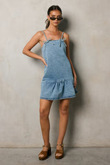 Mardie Denim Mini Dress - Final Sale