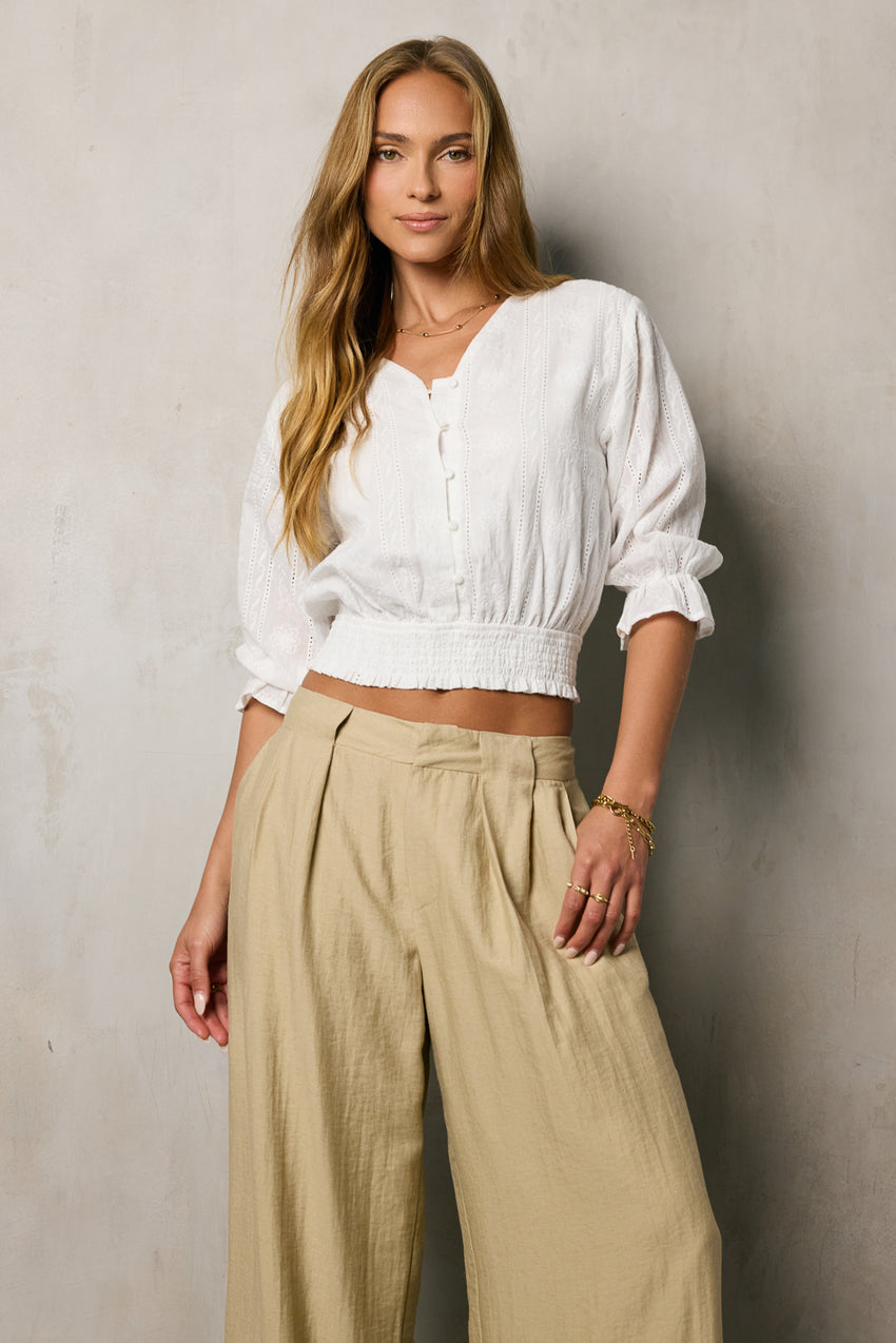 Mary Embroidered Blouse - FINAL SALE