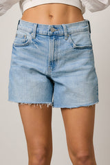 Micha Light Wash Denim Shorts - Final Sale