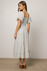 Asha Floral Midi Dress - Final Sale