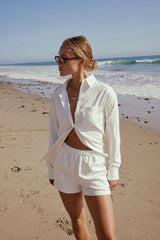 Lena Button Up In Ivory - Final Sale
