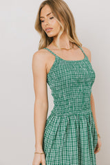 Reid Plaid Midi Dress - Final Sale