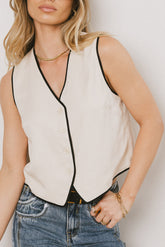 Liora Contrast Vest - FINAL SALE