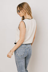 Liora Contrast Vest - Final Sale