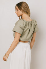Vance Puff Sleeve Blouse - Final Sale