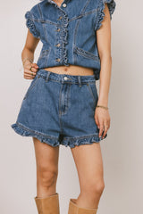 Sasha Ruffled Shorts - Final Sale