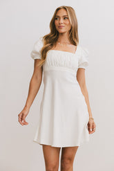 Harlee Lace Trim Mini Dress - FINAL SALE