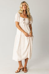 Kelsie Floral Midi Dress in Pink - FINAL SALE