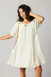 Jenny Striped Babydoll Dress - FINAL SALE