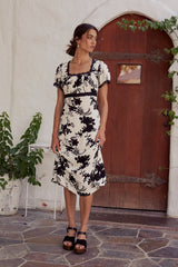 Arian Floral Midi Dress - Final Sale