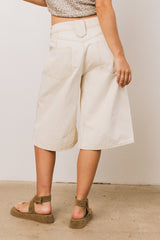 Alden Bermuda Shorts In Cream - Final Sale