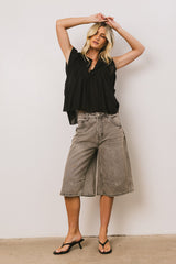 Leia Blouse in Black - FINAL SALE