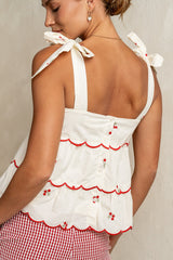 Lana Embroidered Blouse - Final Sale