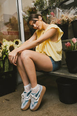 Leia Blouse In Yellow - Final Sale