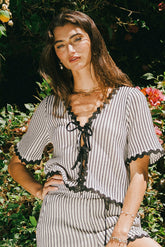 Estella Scalloped Top - FINAL SALE