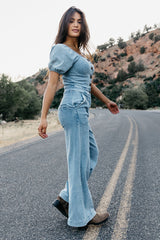 Mazie Denim Jumpsuit - Final Sale