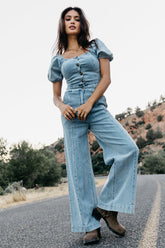 Mazie Denim Jumpsuit - FINAL SALE