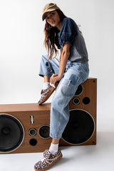 Jane Patchwork Barrel Jeans - Final Sale