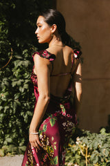 Jesse Satin Maxi Dress - Final Sale
