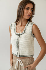 Malia Knit Tank In Olive - Final Sale
